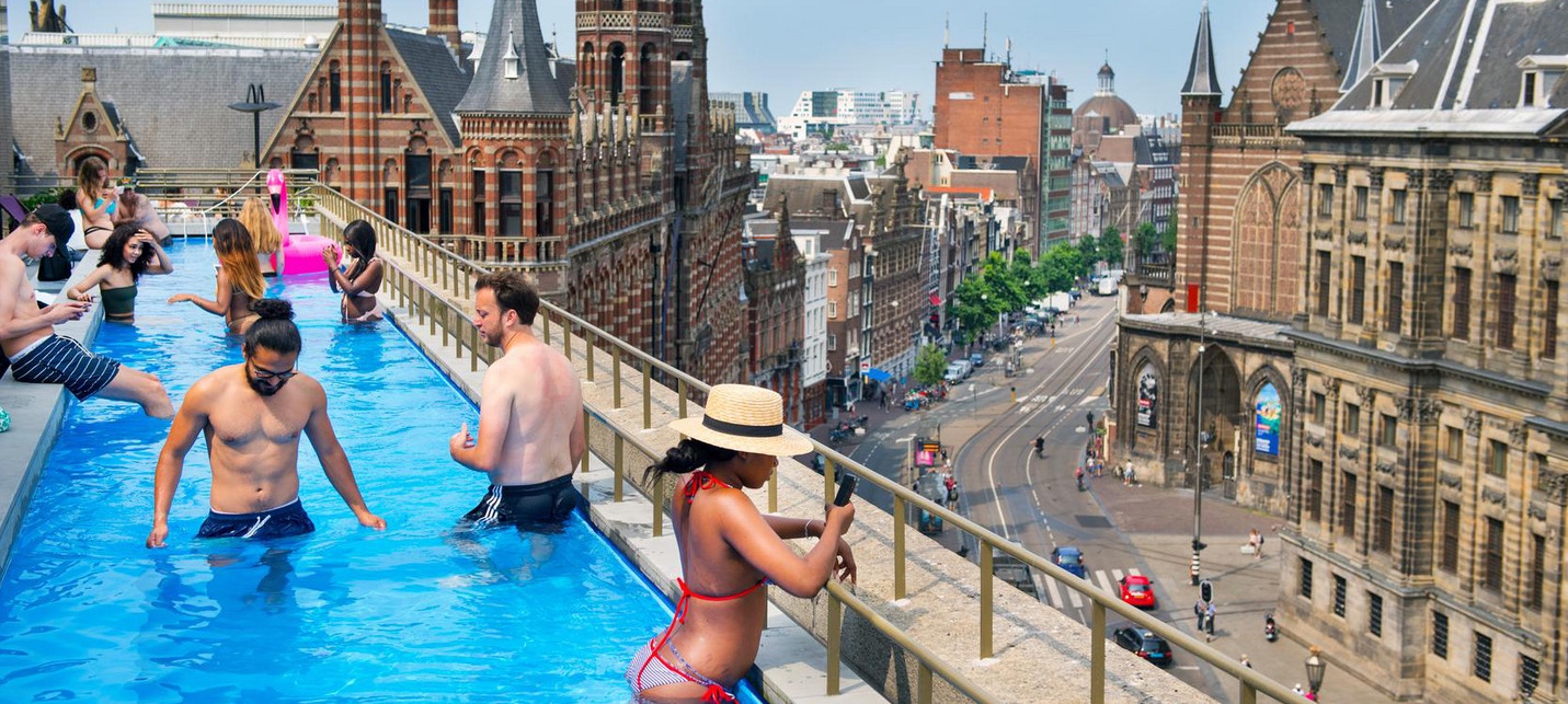Die besten Rooftop-Bars in Amsterdam