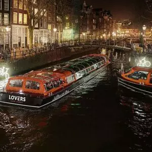 Water Colors Cruise during Amsterdam Light Festival